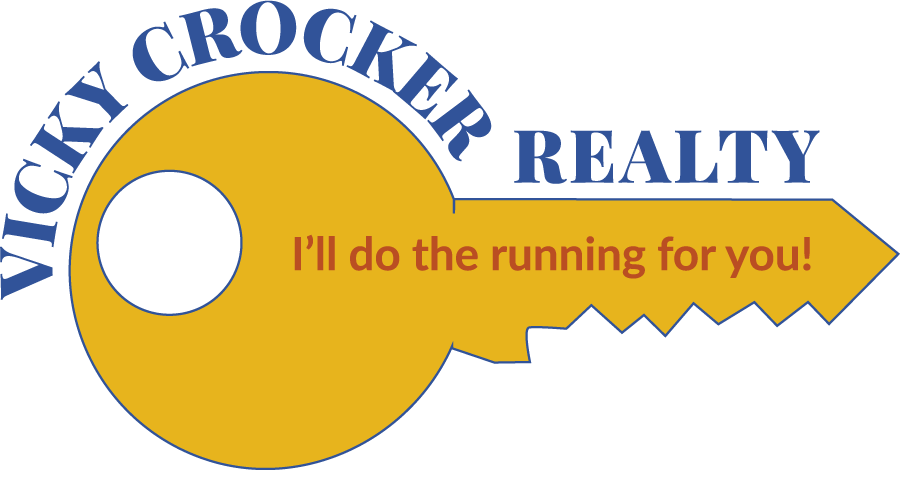 Vicky Crocker Realty key logo I'll do the running for you